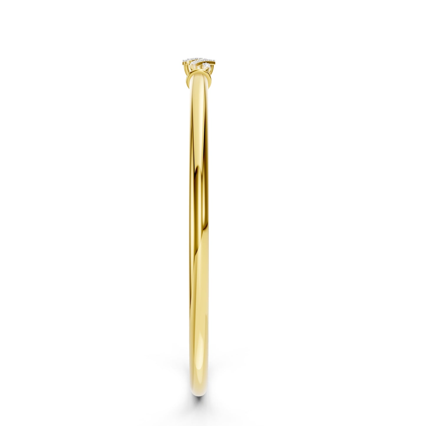 Twisted Grace Diamond Bangle