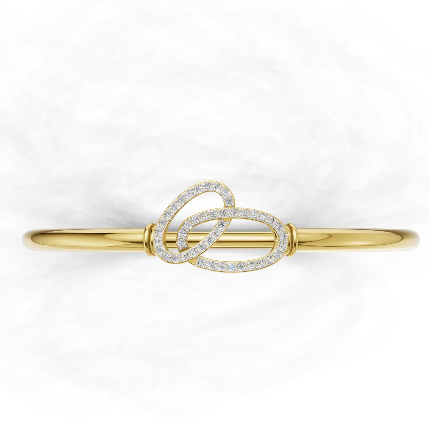 Infinity Halo Diamond Bangle
