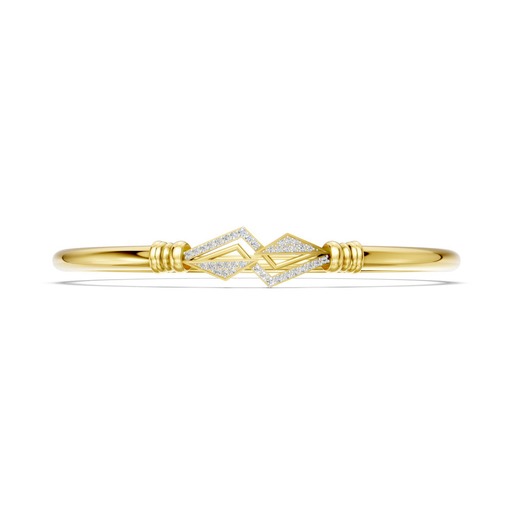Geo Spark Diamond Bangle