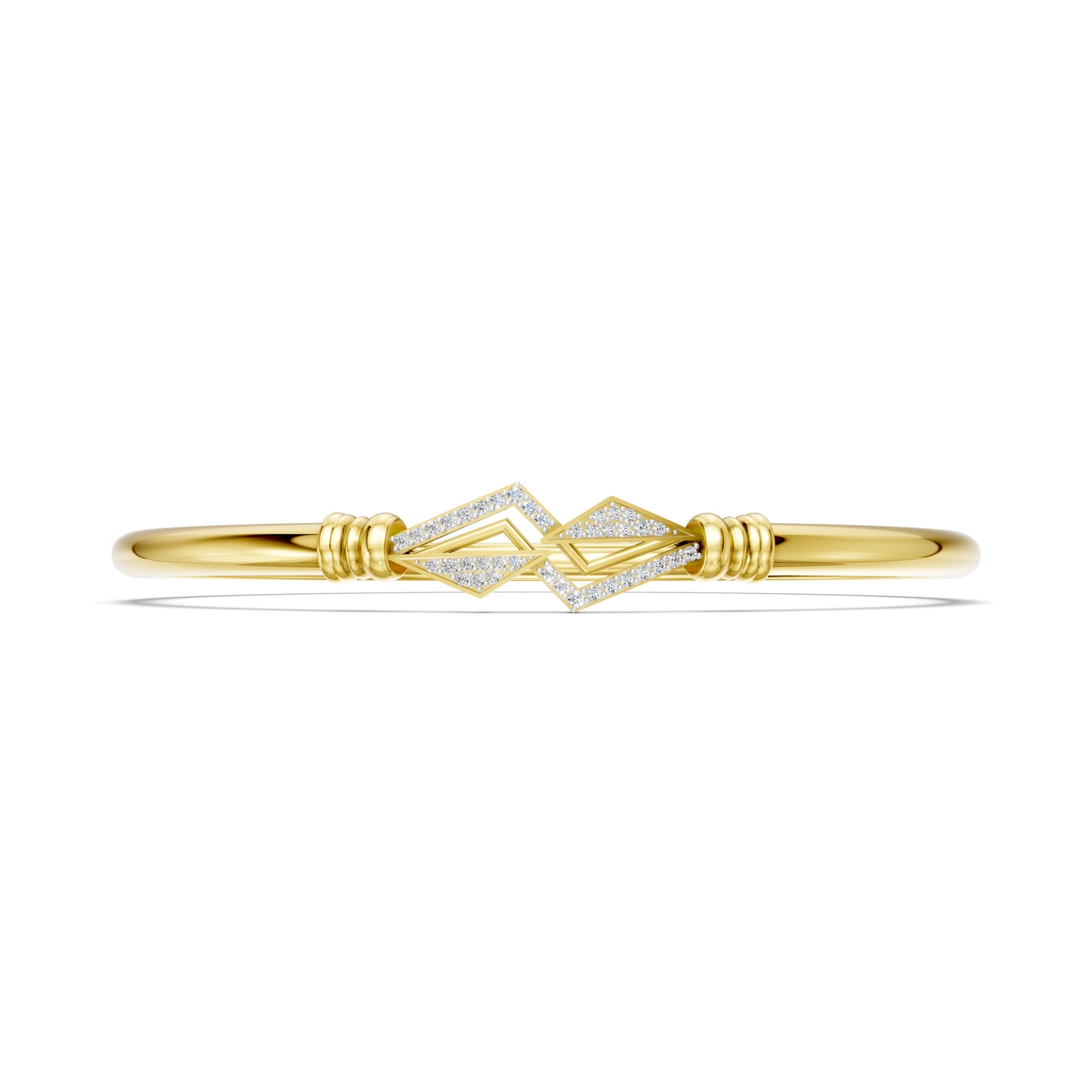 Geo Spark Diamond Bangle