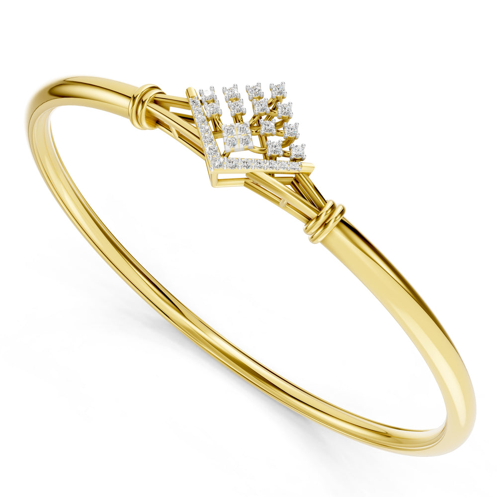 Diamond Cascade Bangle