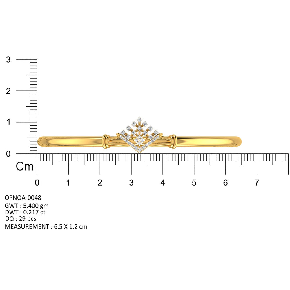 Diamond Cascade Bangle