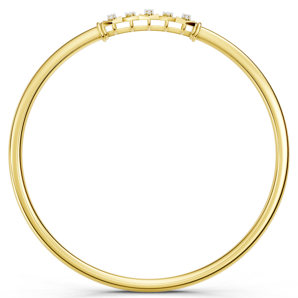 Hexa Bloom Diamond Bangle