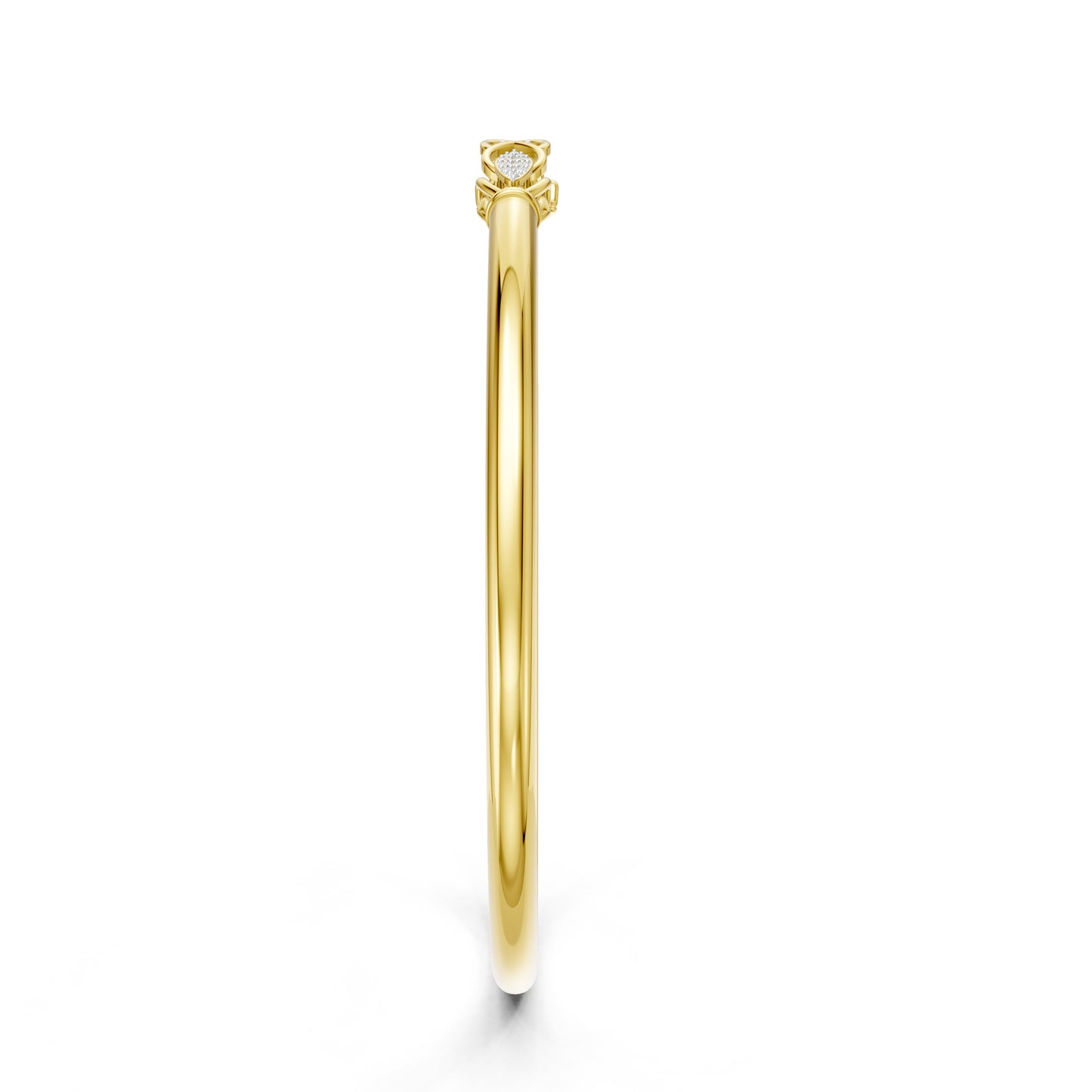 Leaf Harmony Diamond Bangle