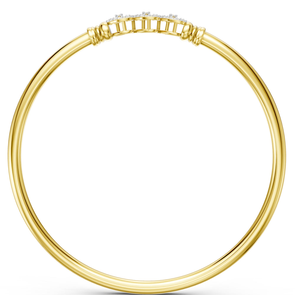 Trinity Halo Diamond Bangle