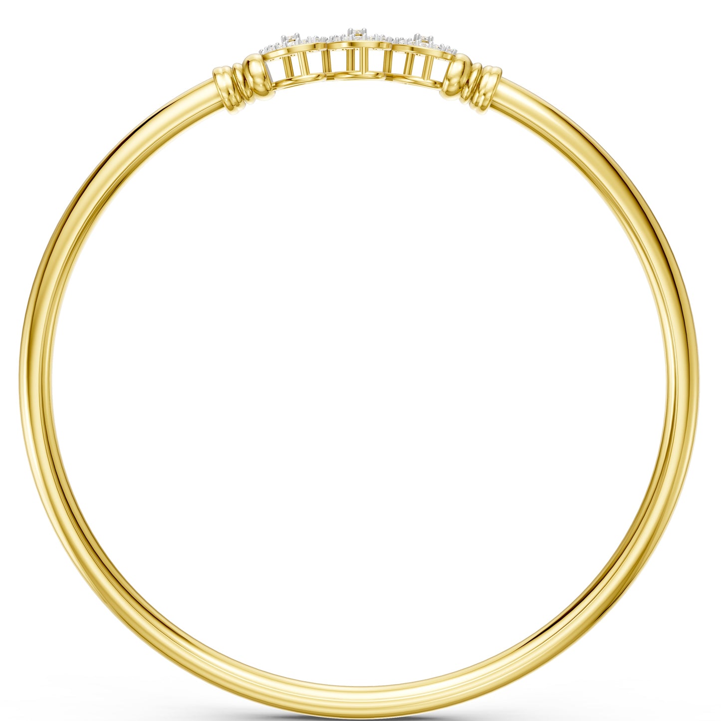 Trinity Halo Diamond Bangle