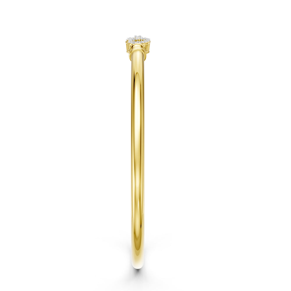Trinity Halo Diamond Bangle