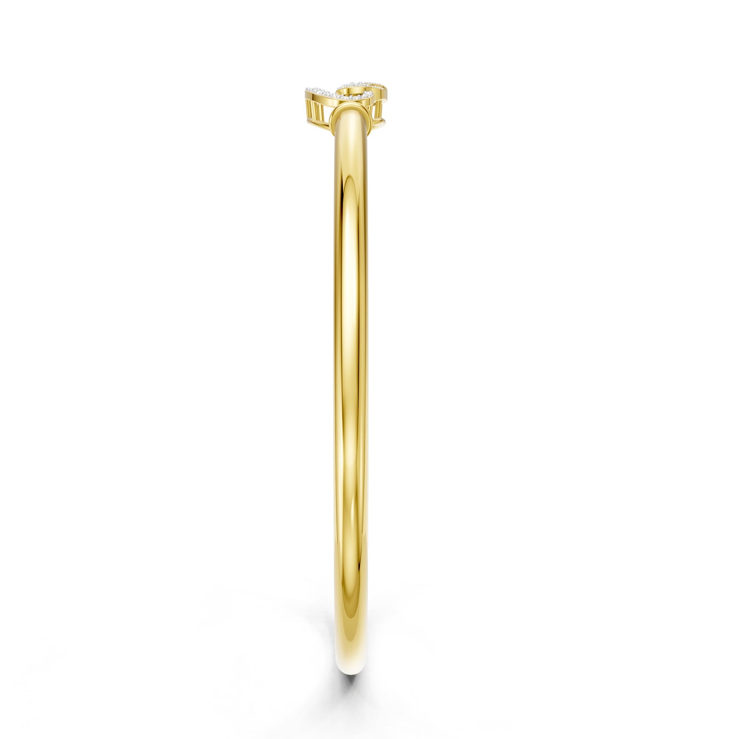 Celestial Swirl Diamond Bangle