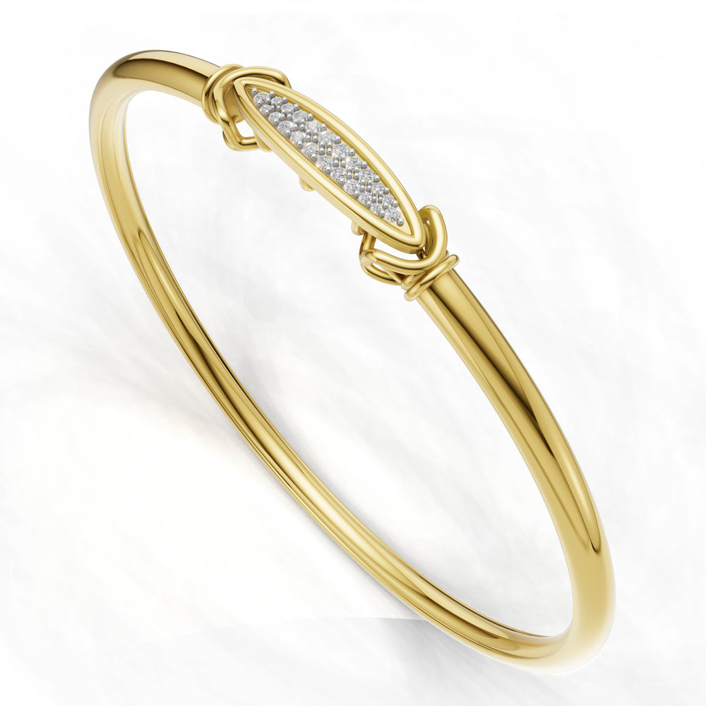 Marquise Whisper Diamond Bangle