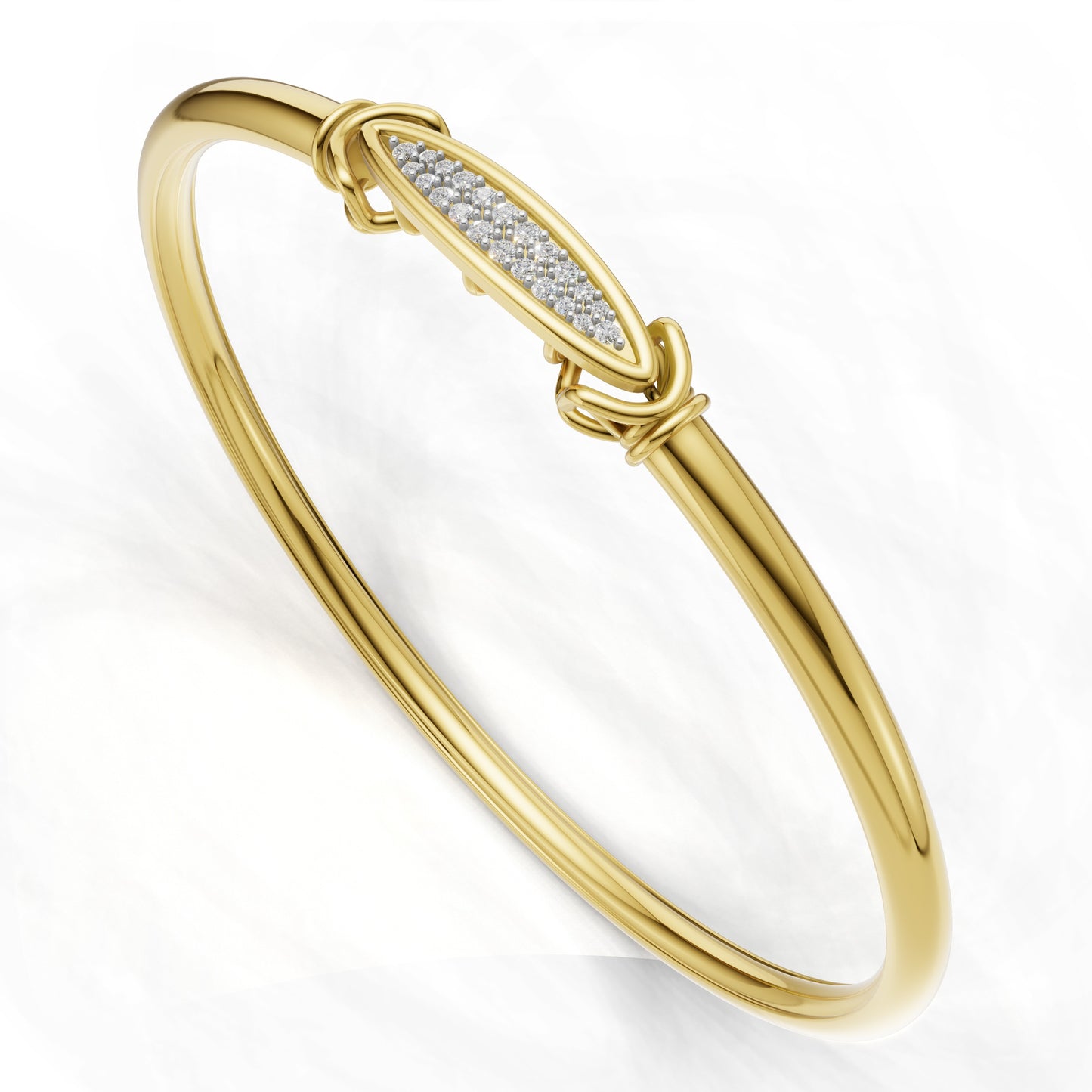 Marquise Whisper Diamond Bangle