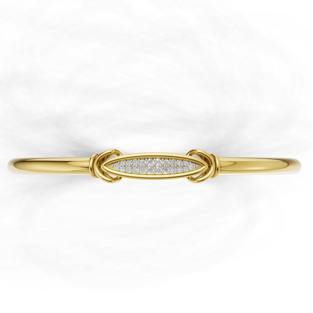 Marquise Whisper Diamond Bangle