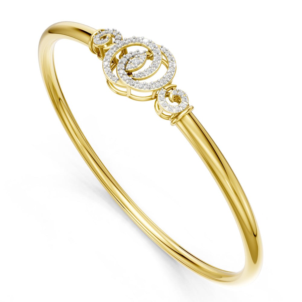 Royal Orbit Diamond Bangle