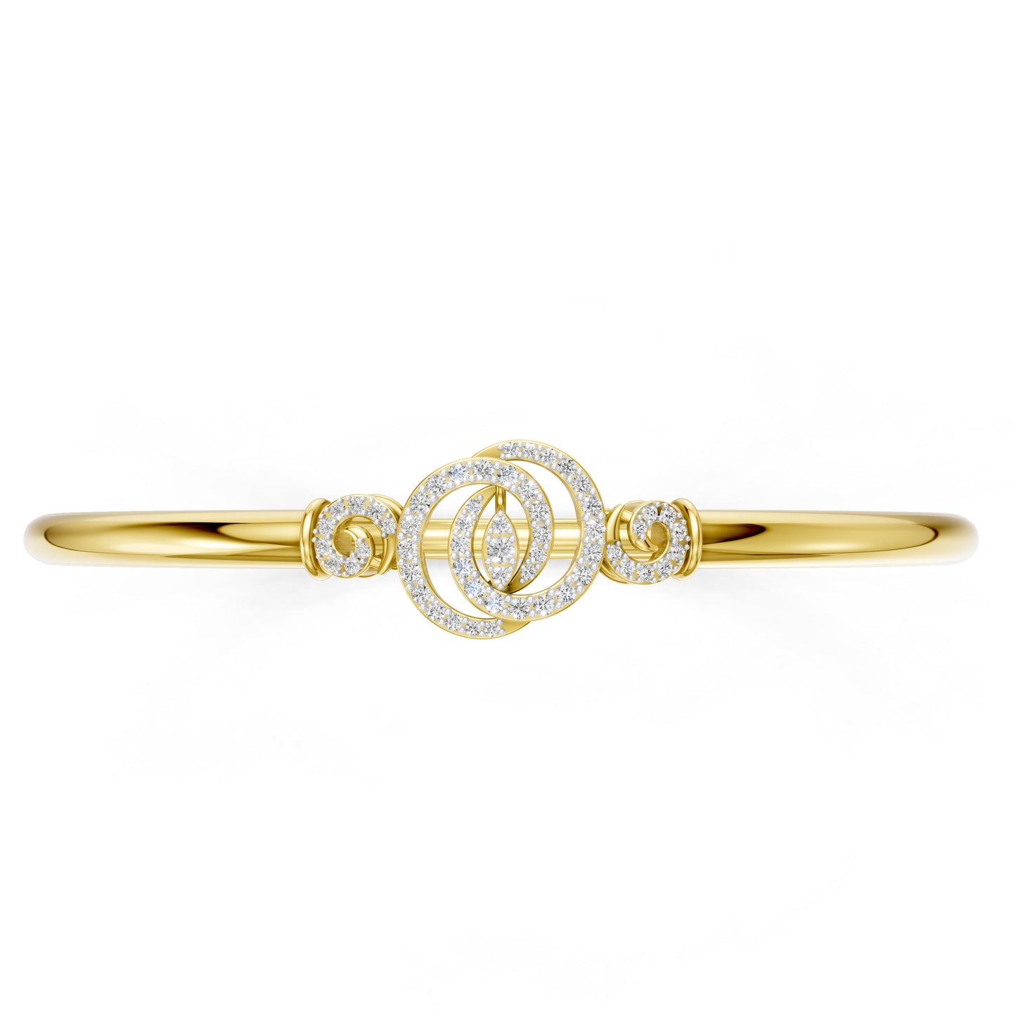 Royal Orbit Diamond Bangle