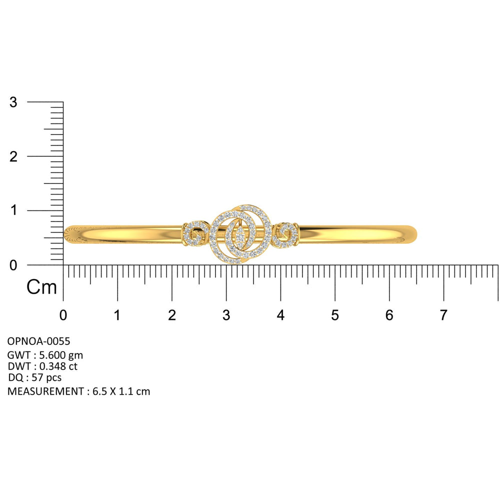 Royal Orbit Diamond Bangle