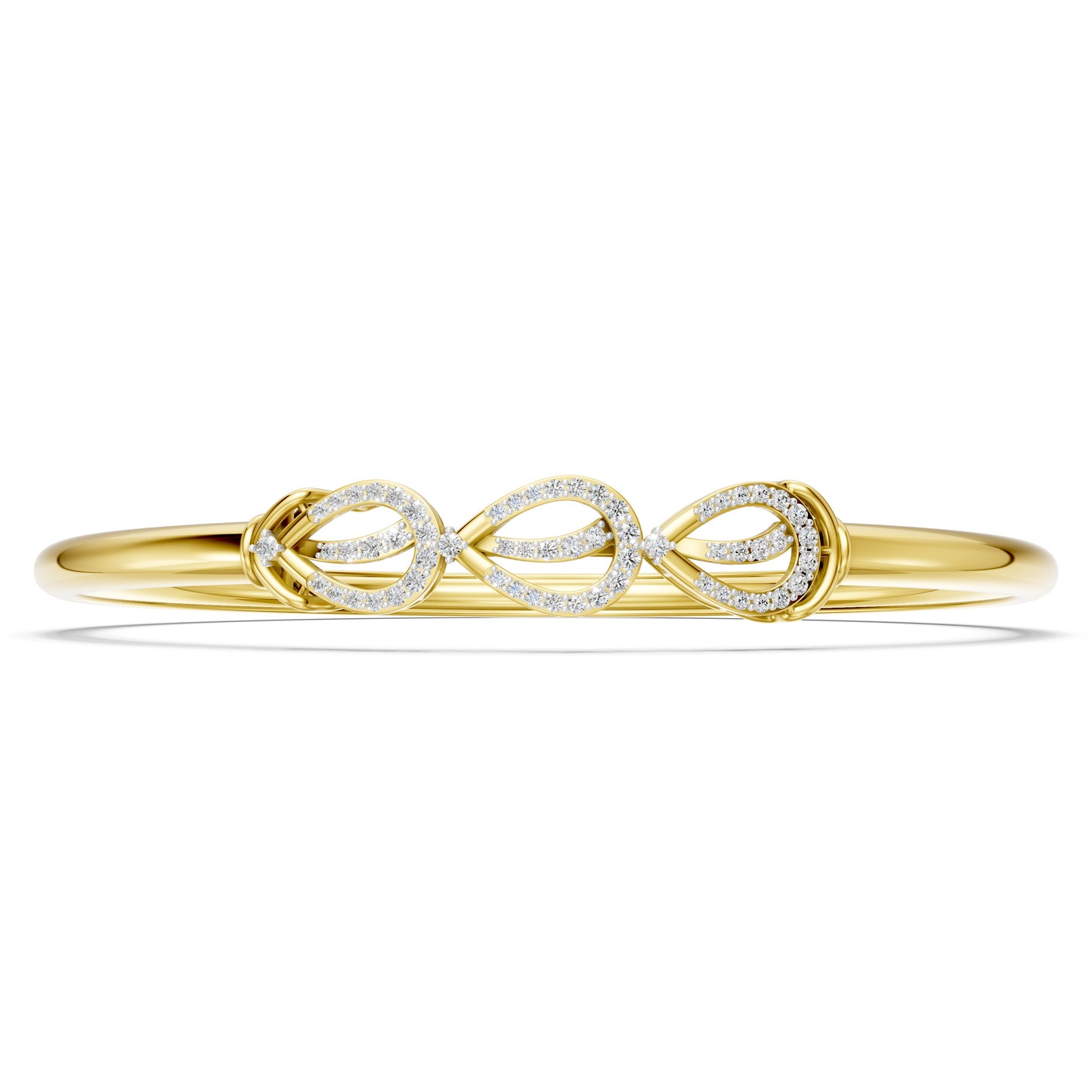 Triple Aura Diamond Bangle