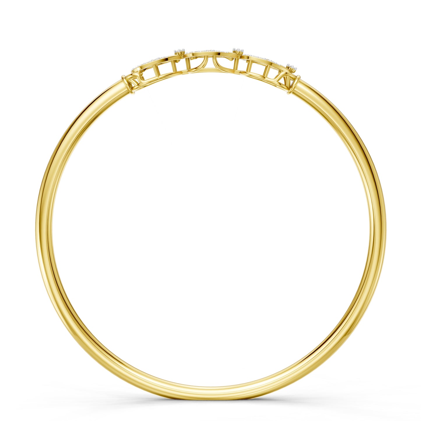 Triple Aura Diamond Bangle