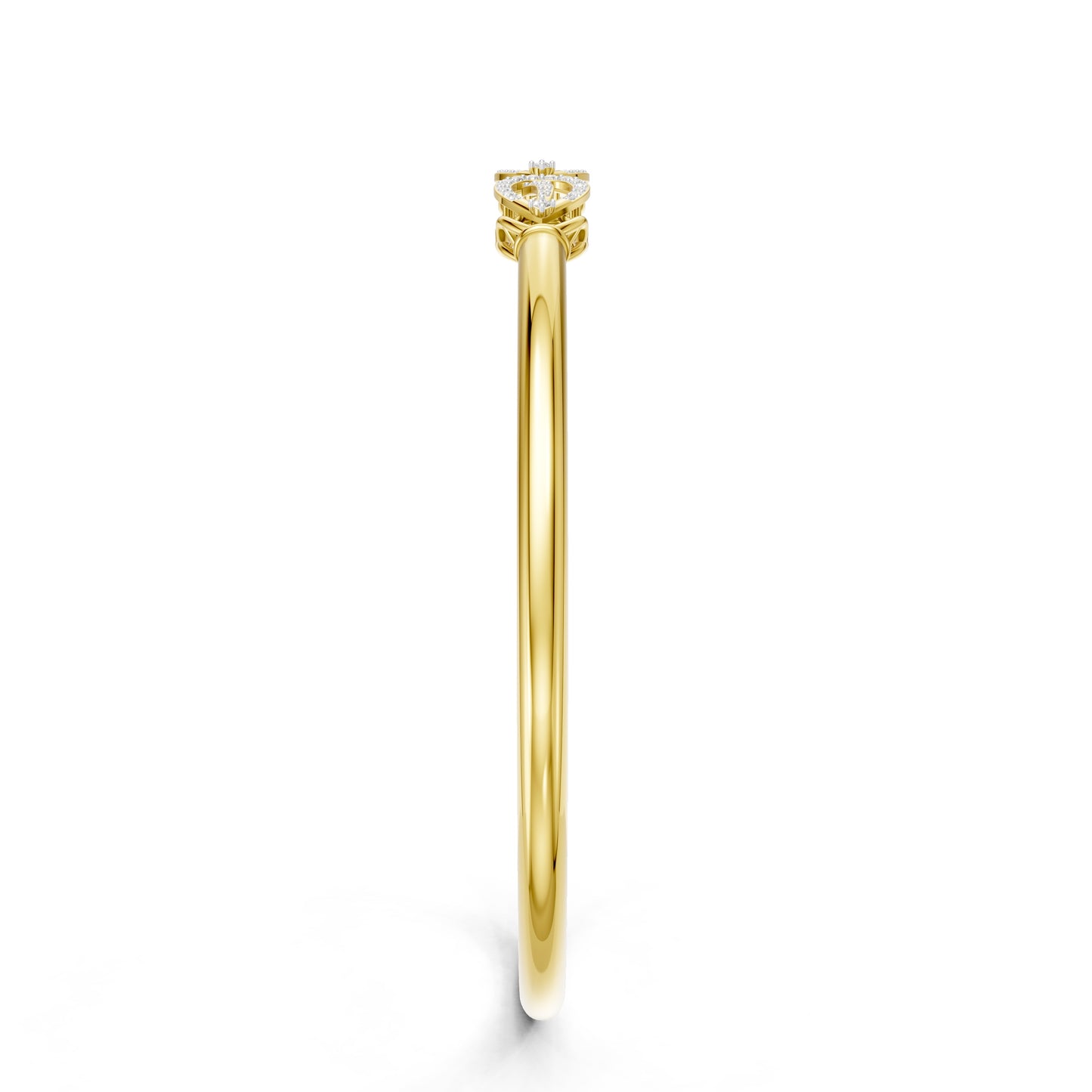 Triple Aura Diamond Bangle