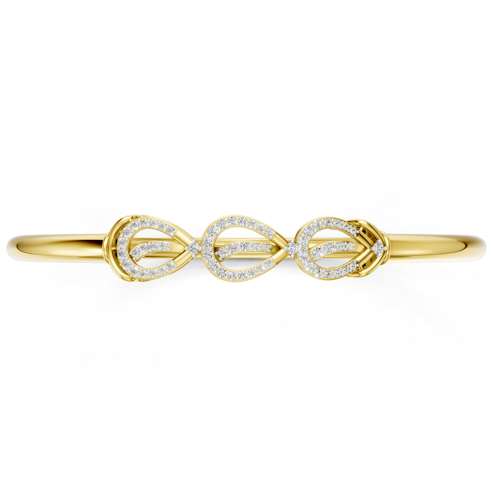 Triple Aura Diamond Bangle