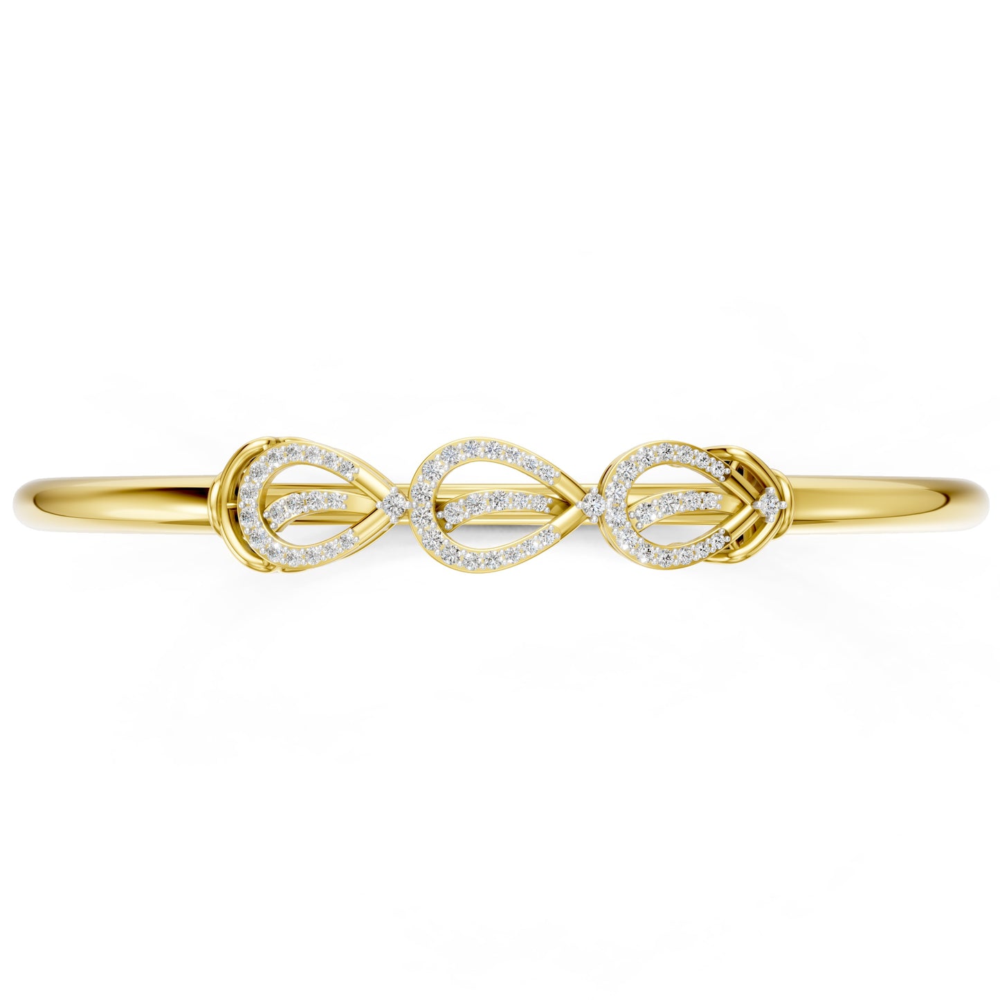 Triple Aura Diamond Bangle