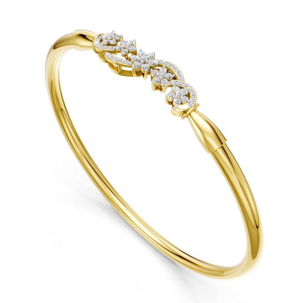 Enchanted Vine Diamond Bangle