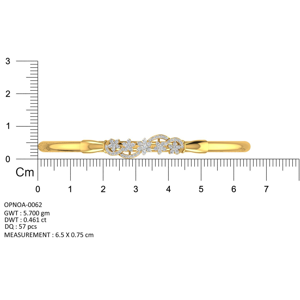 Enchanted Vine Diamond Bangle