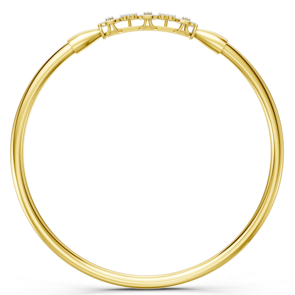 Trinity Halo Diamond Bangle