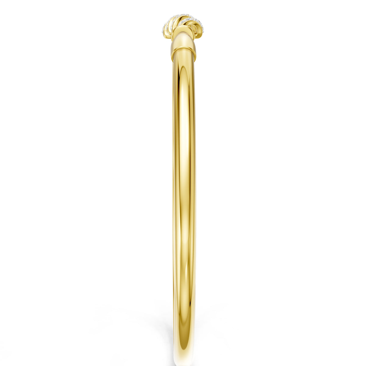 Diamond Wave Harmony Bangle