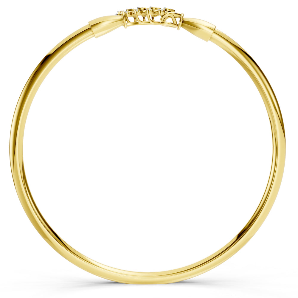 Diamond Laurel Vine Bangle