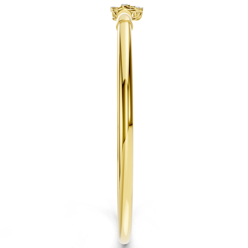 Diamond Laurel Vine Bangle