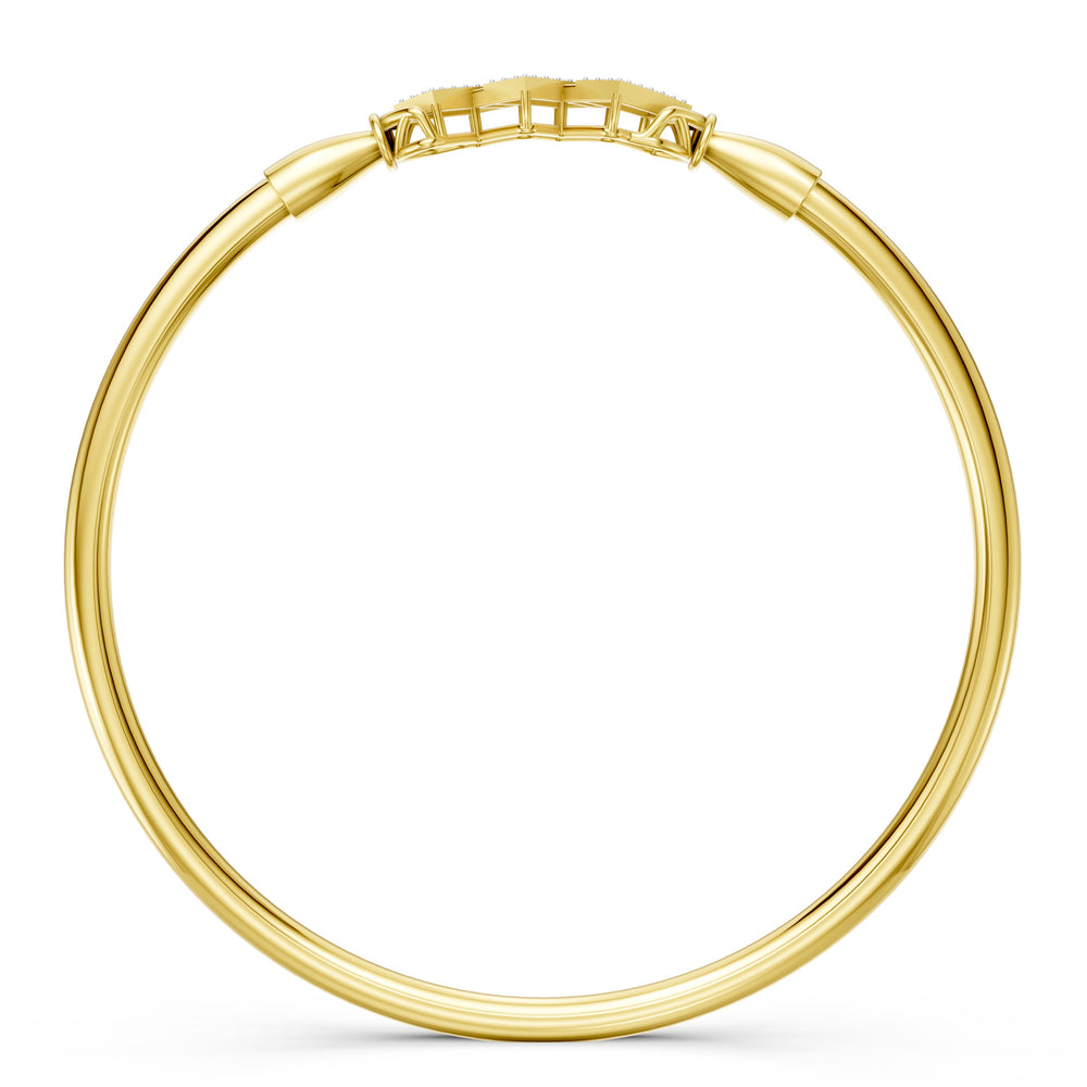 Trio Step Diamond Bangle