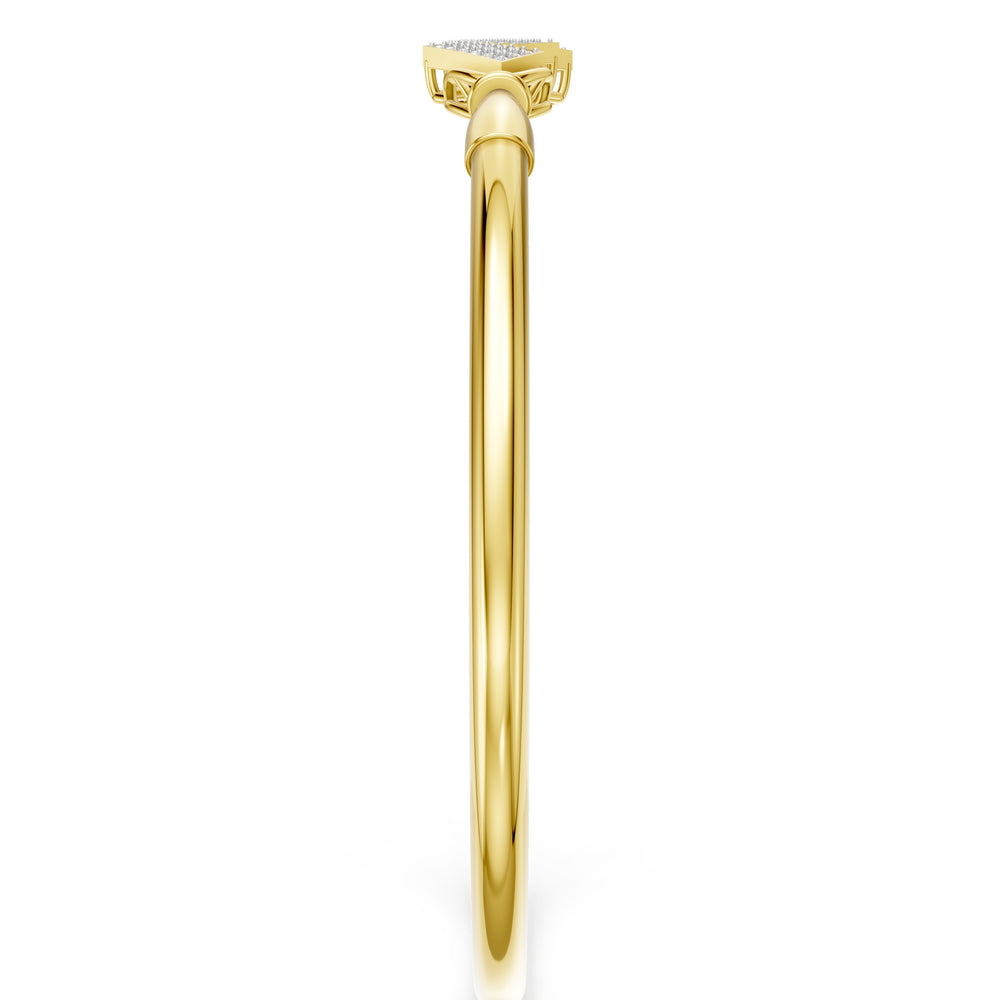 Trio Step Diamond Bangle