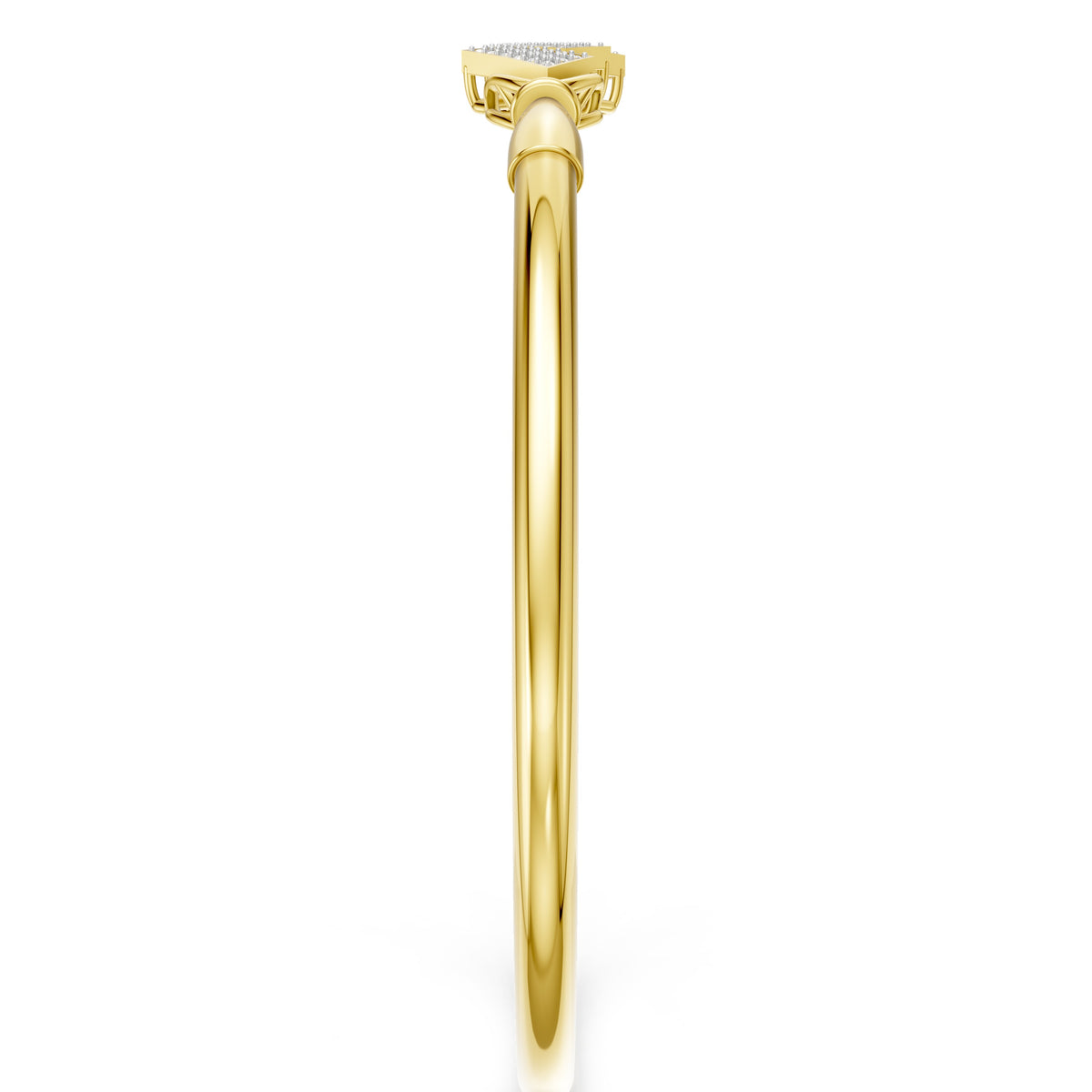 Trio Step Diamond Bangle