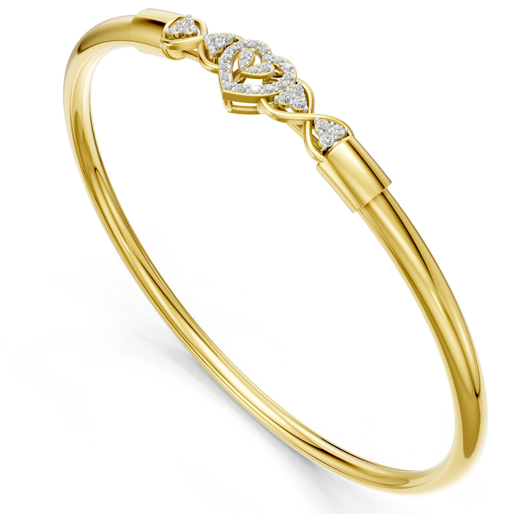 Eternal Heart Diamond Bangle
