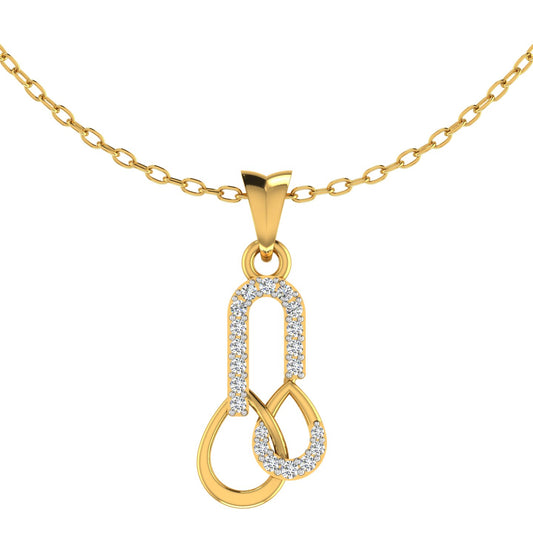 Interlocking Infinity Loop Pendant