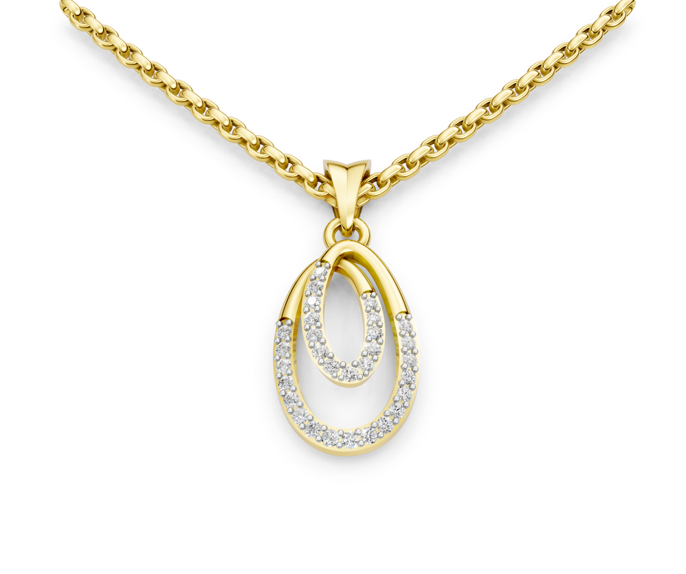 Infinity Aura Diamond Pendant
