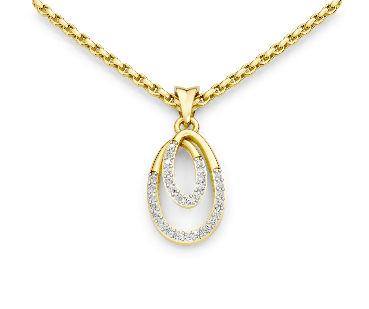 Infinity Aura Diamond Pendant