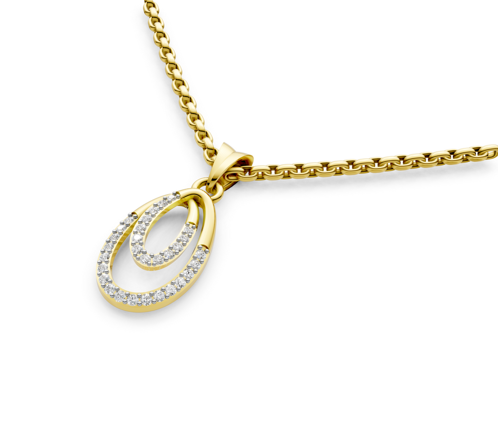 Infinity Aura Diamond Pendant