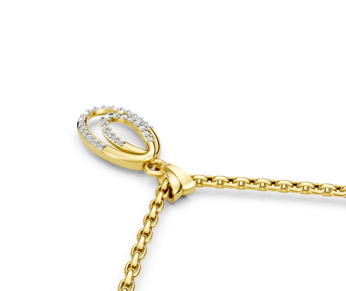 Infinity Aura Diamond Pendant