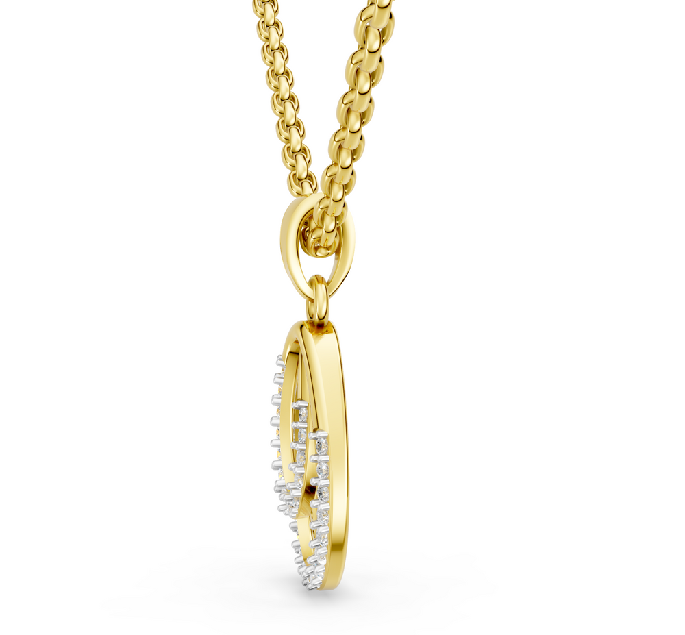 Infinity Aura Diamond Pendant
