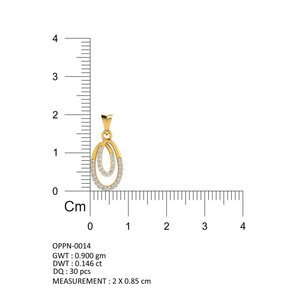 Infinity Aura Diamond Pendant