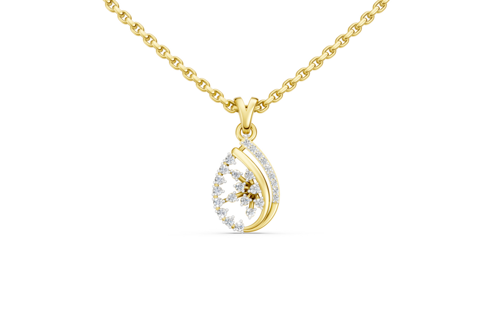 Celestial Bloom Diamond Pendant