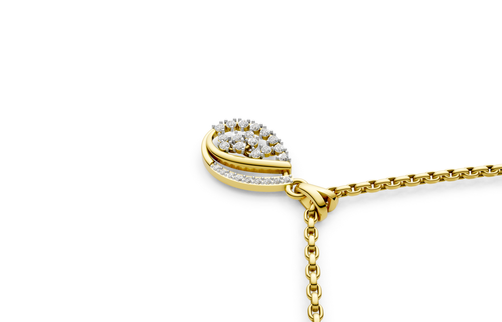 Celestial Bloom Diamond Pendant