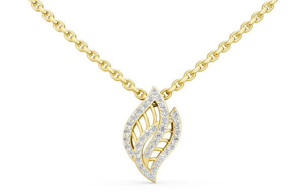 Nature's Grace Diamond Pendant hover image