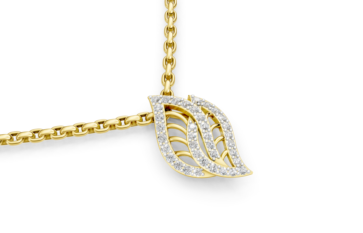 Nature's Grace Diamond Pendant