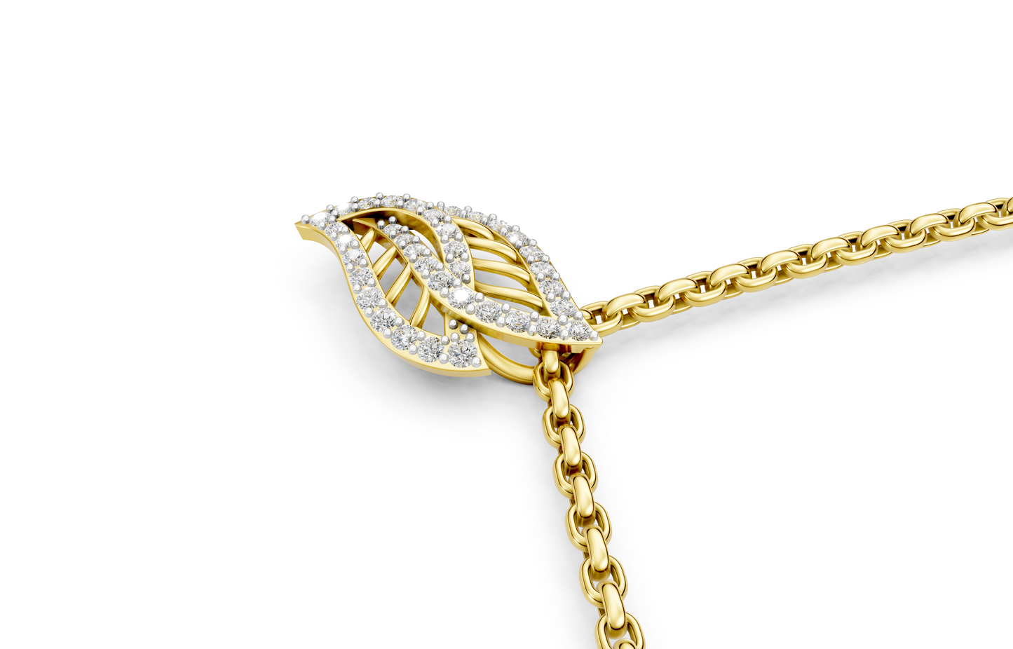 Nature's Grace Diamond Pendant