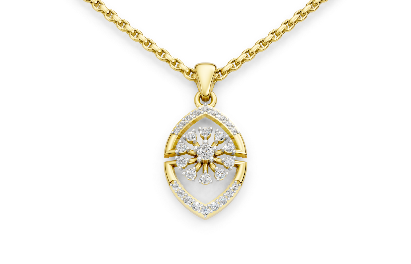 Royal Blossom Diamond Pendant