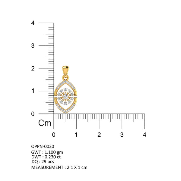 Royal Blossom Diamond Pendant hover image