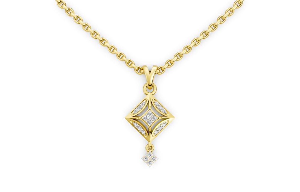 Celestial Prism Diamond Pendant