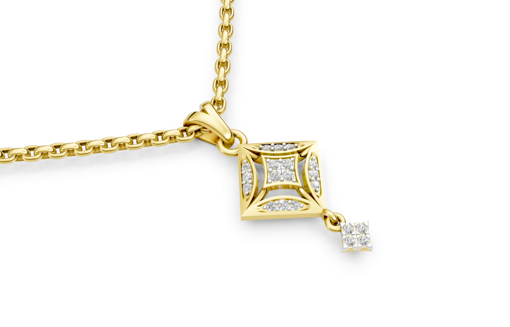 Celestial Prism Diamond Pendant