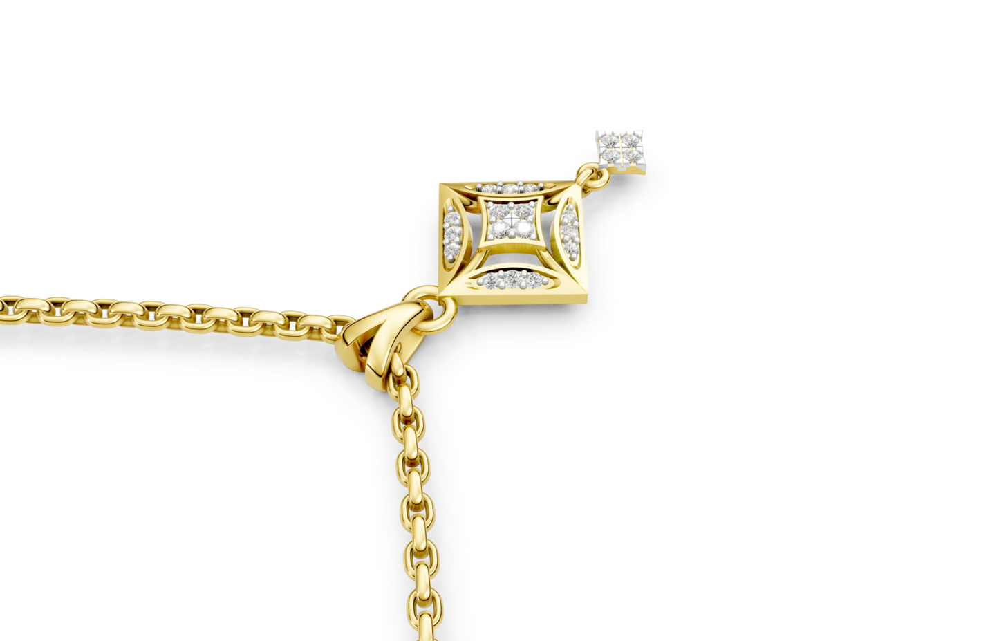 Celestial Prism Diamond Pendant